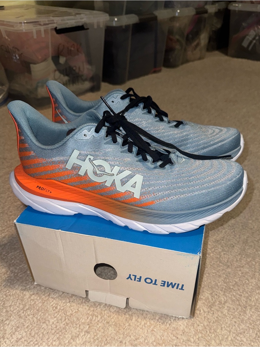 Hoka one one Match 5 gray/orange size 12